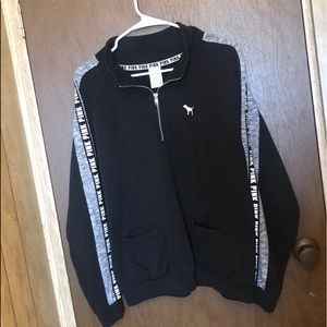 Black pullover sweatshirt